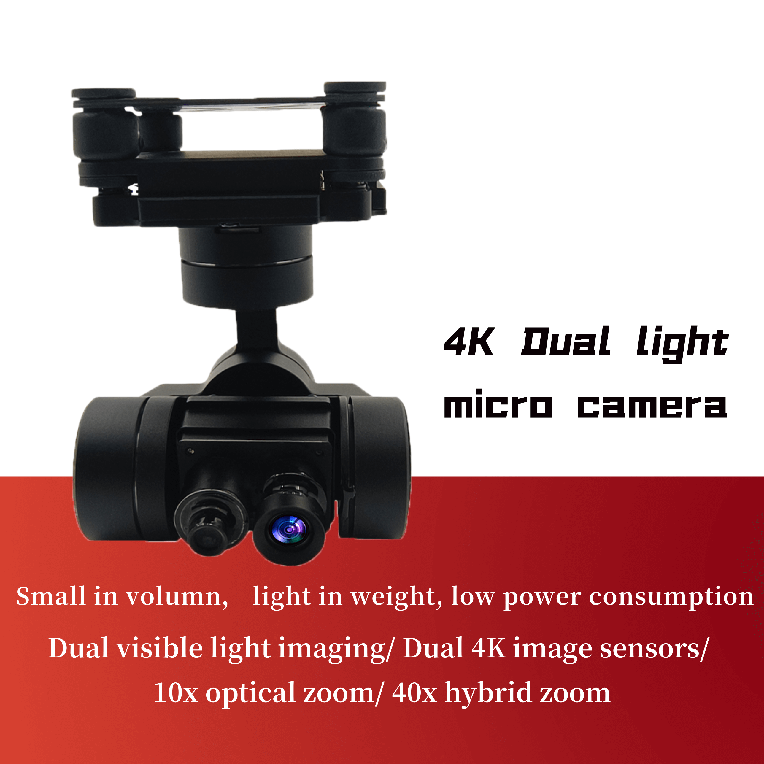 4K Dual light micro camera