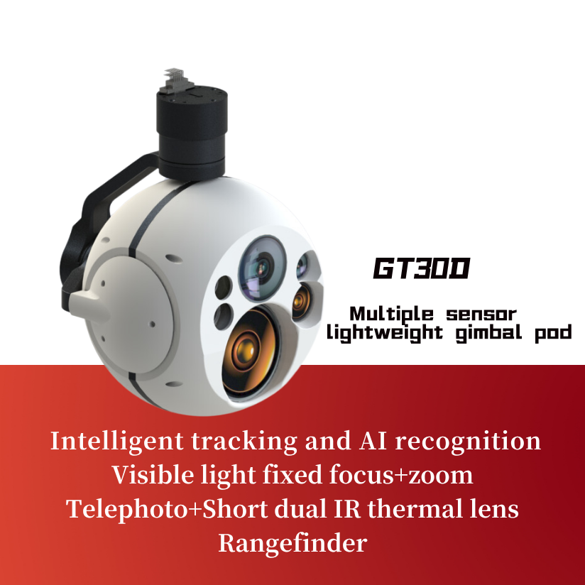 GT30D Multiple sensor lightweight gimbal pod