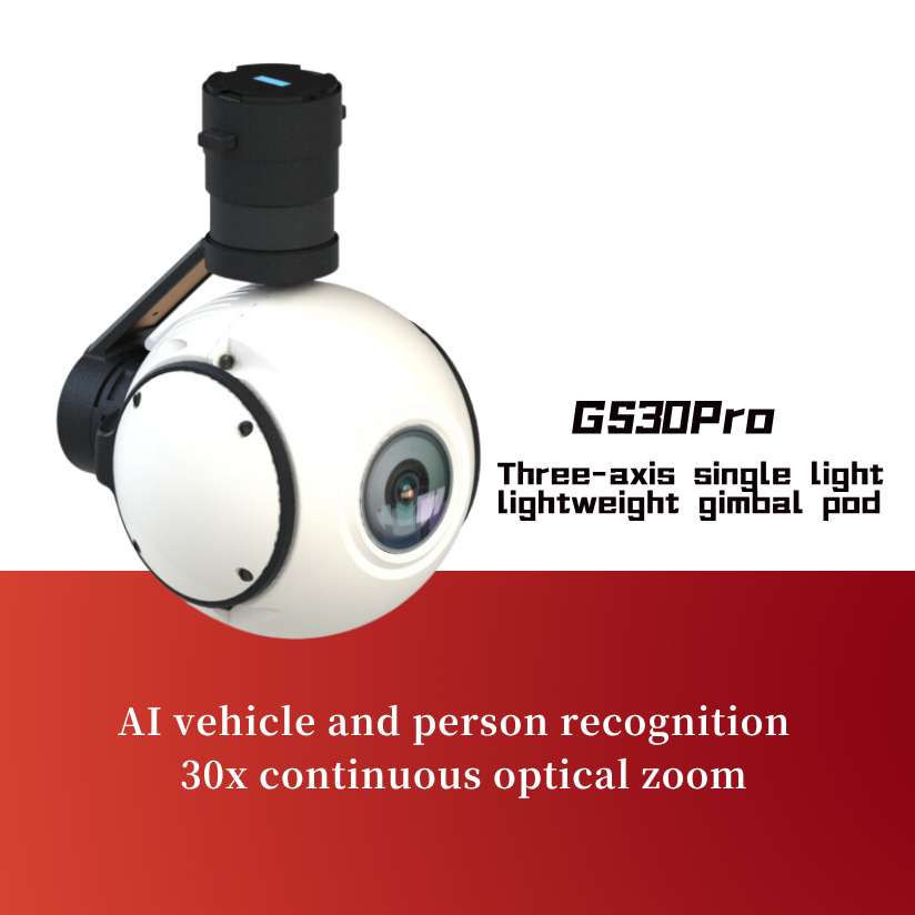 GS30Pro 3-axis single light gimbal pod