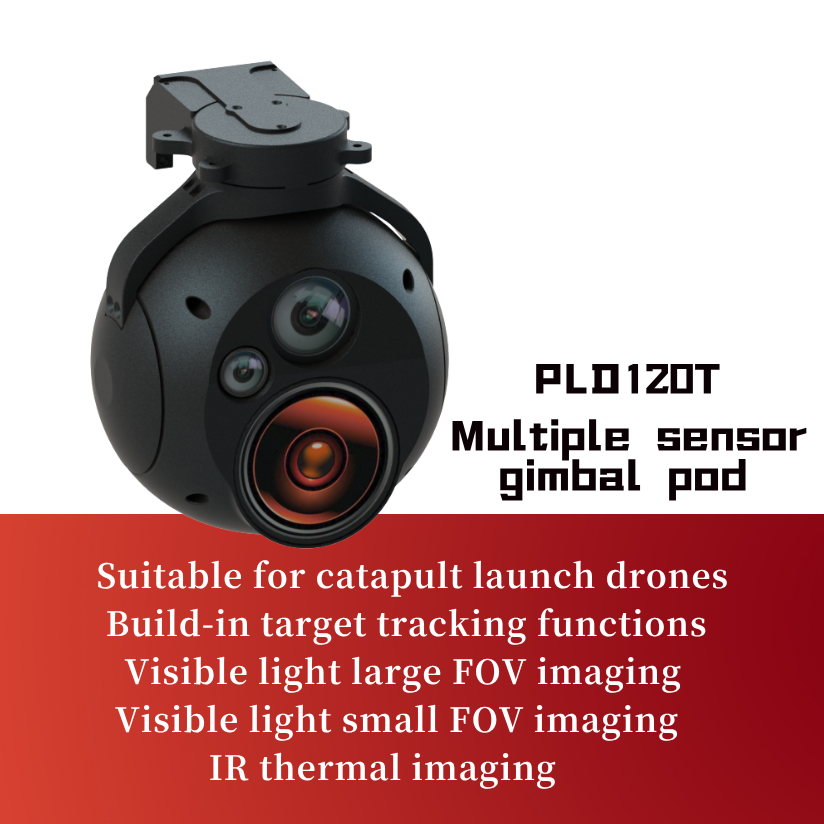 PLD120T Multiple sensor gimbal pod