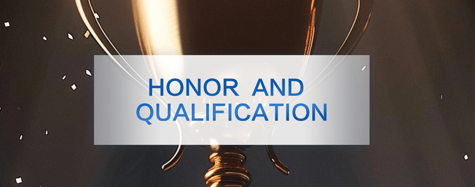 Honors and Qualifications